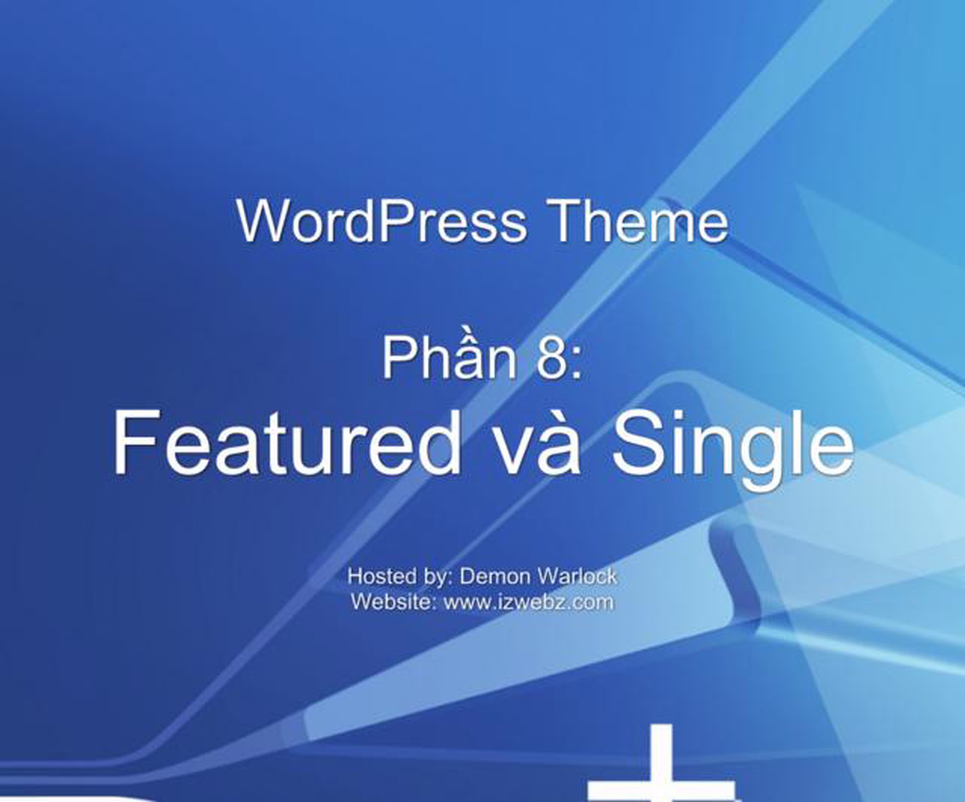 WordPress Theme – Single Page