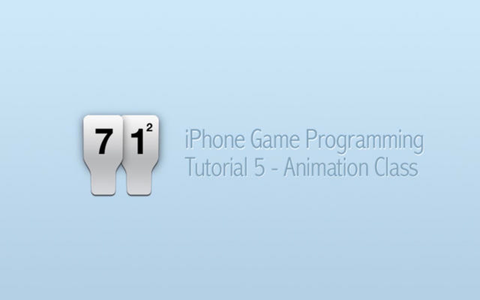 iPhone Game Programming – Tutorial 5 – Animation Class
