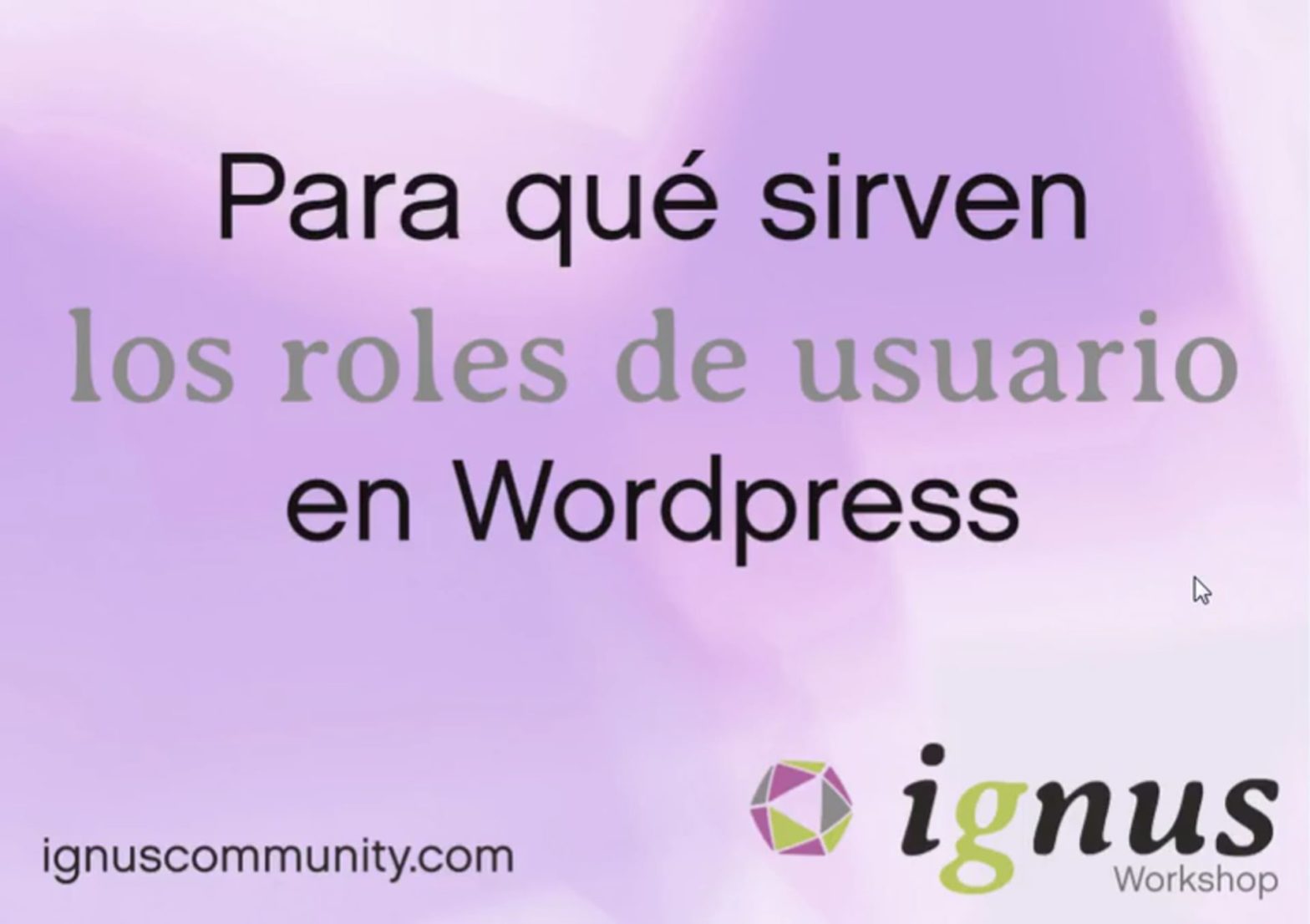 Roles de usuario en WordPress