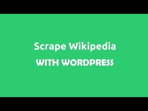 How to parse info from Wikipedia for any article?