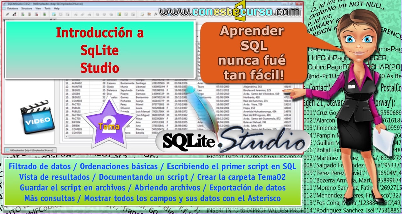 Tutorial SQLite Studio – Tema02: Introducción a SqLite Studio
