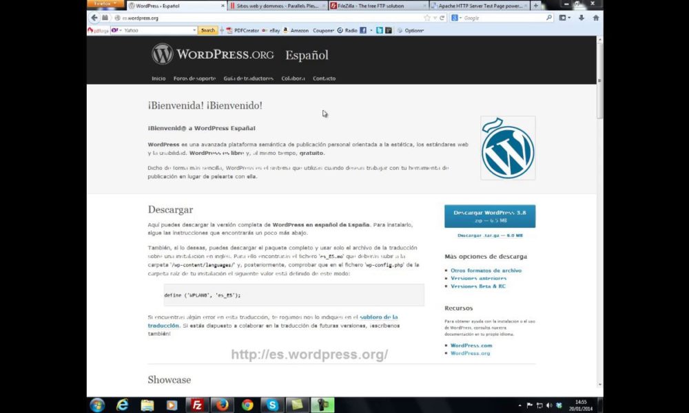 Instalación de wordpress en un hosting profesional Curso de WordPress para Bloggers Principiantes
