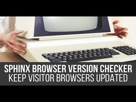 Sphinx Browser Version Checker WordPress Plugin