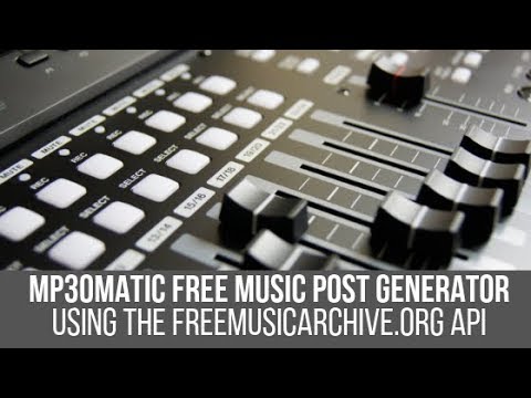 Mp3omatic Royalty Free Music Post Generator Plugin for WordPress