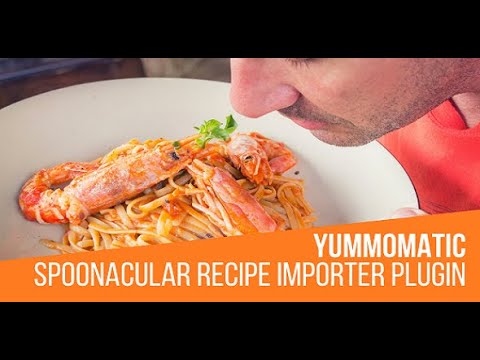 Yummomatic 2.0 update: import recipes using the Spoonacular API