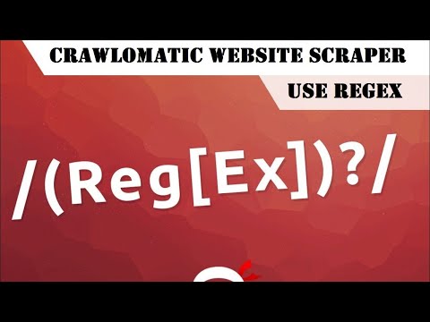 Crawlomatic: Use Regex to scrape any content from crawled websites