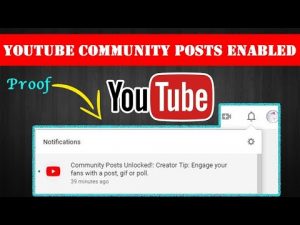 YouTube Community Posts Enabled for my Channel!