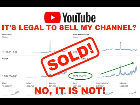 Is Selling my YouTube Channel Legal?