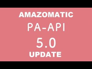 Amazomatic v2.0 update – migration from the Amazon PA API v4 to PA API v5 – update before Mar 9 2020