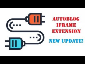 Autoblog Iframe Extension update: it is able to be disabled for different rules from plugins
