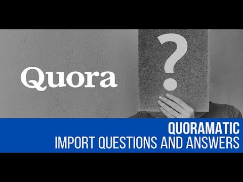 Quoramatic – Questions and Answers Post Generator Plugin for WordPress