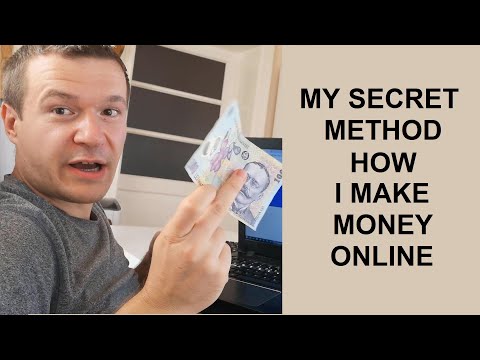 I reveal my secret method how I make money online!