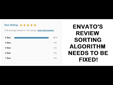 Envato item star rating system should be improved, sorting of plugins and themes by rating is flawed