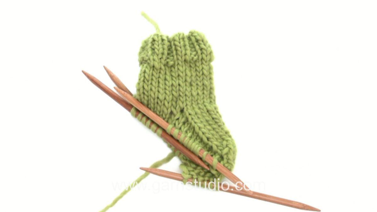 How knit a heel on a sock (basic method)