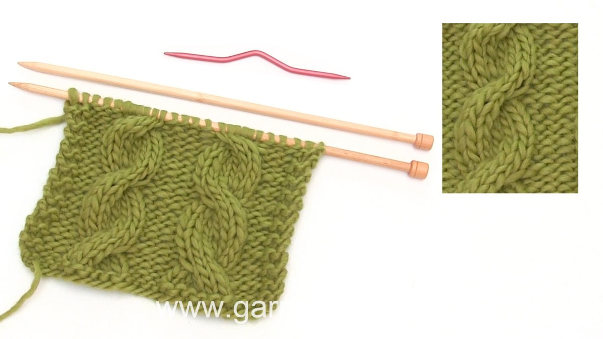 How to knit a cable with a cable needle
