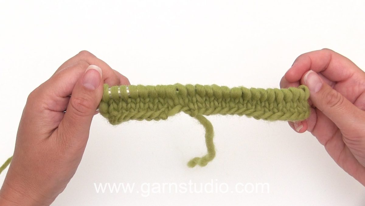 How to knit stockinette stitch in the round on a circular needle