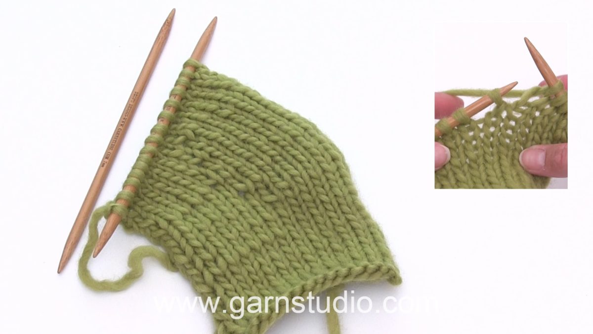 How to knit short rows (basic method)