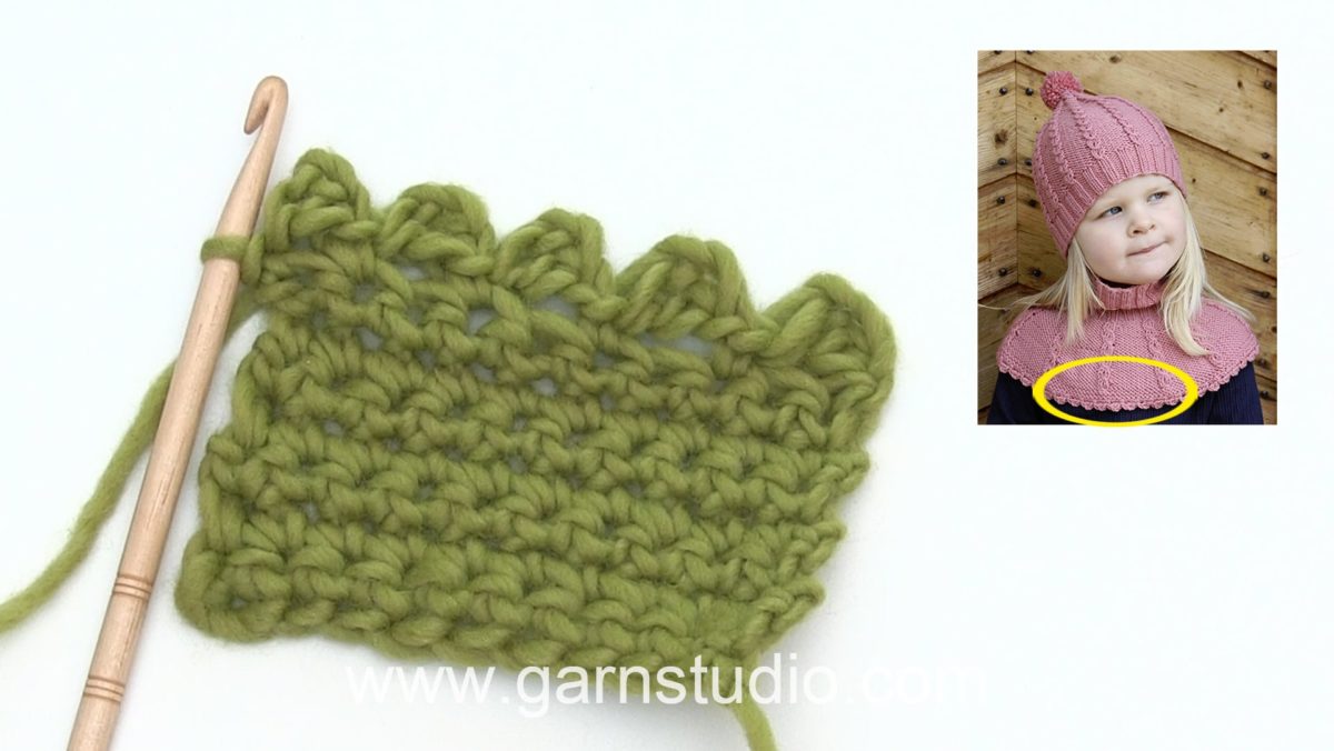 How to crochet a picot edge
