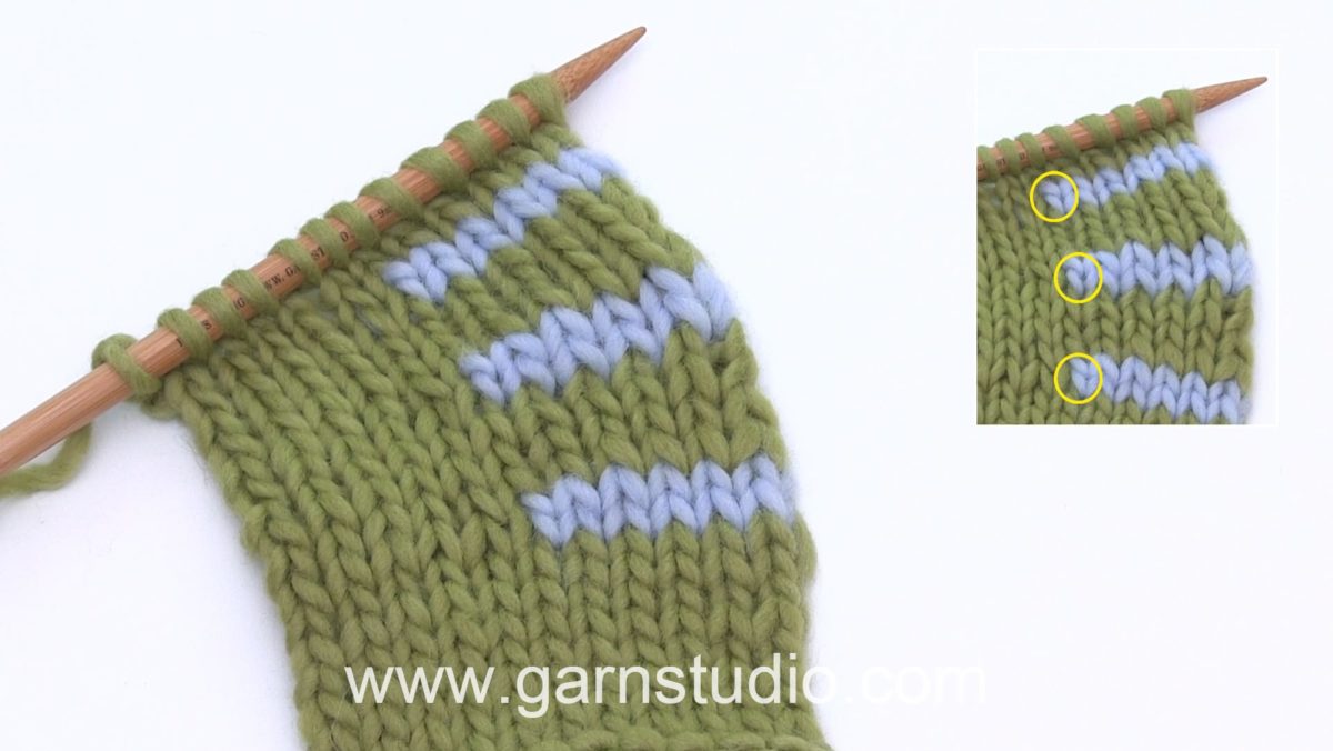 How to knit short rows with wrap on right side (RS)