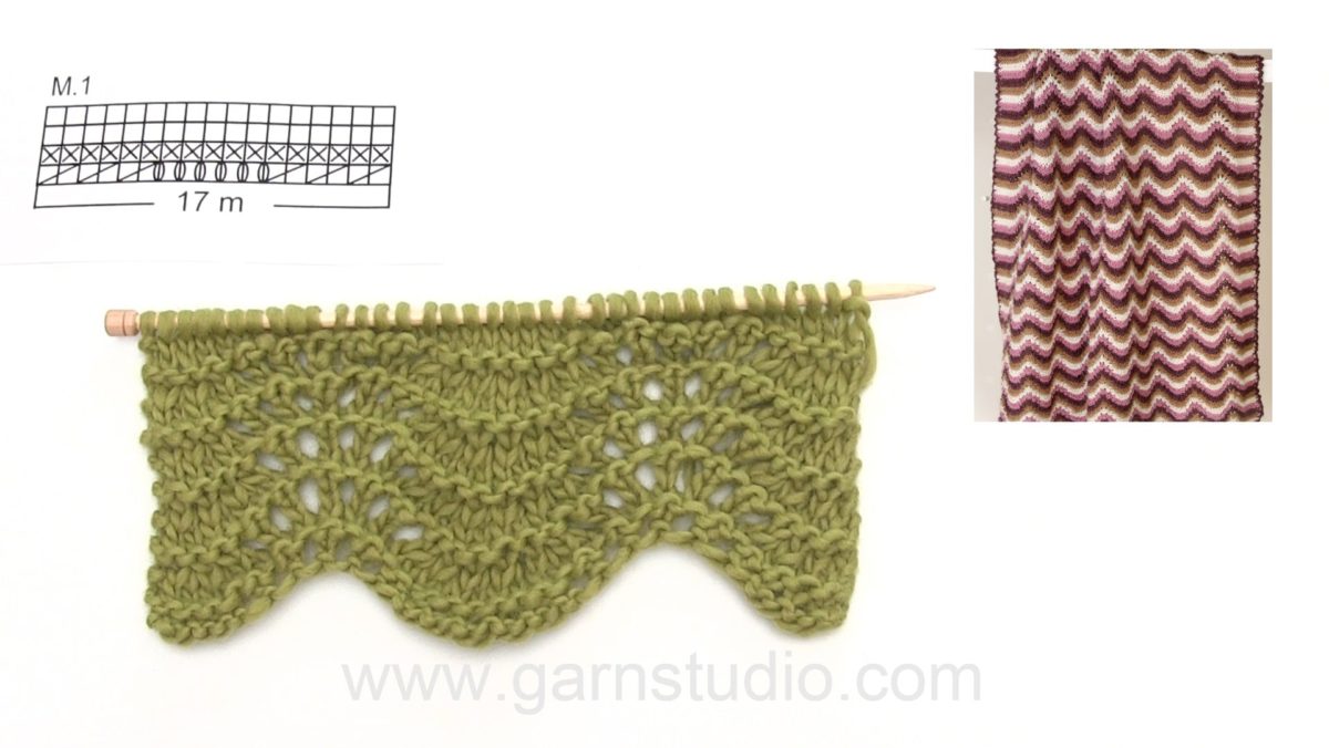 How to knit a wave pattern