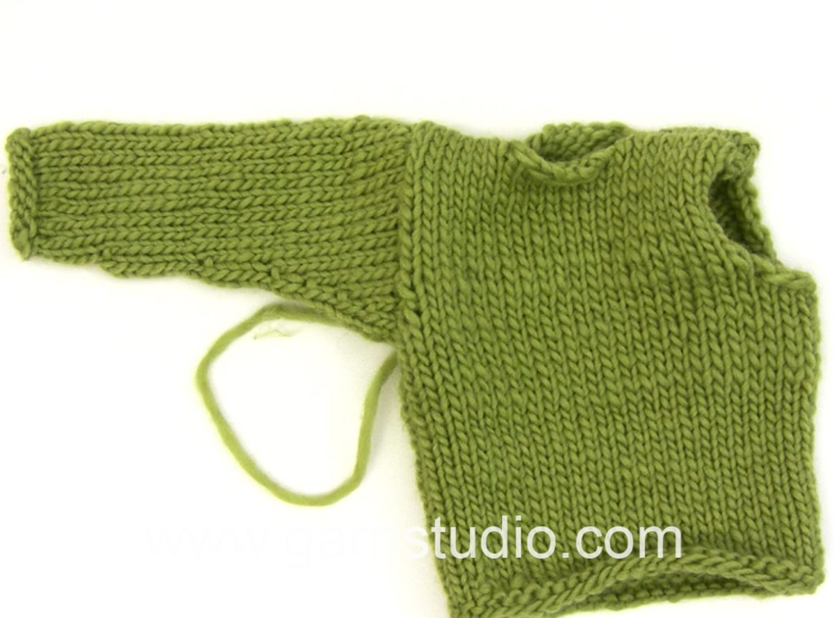 How to set a sleeve in a stocking stitch jumper