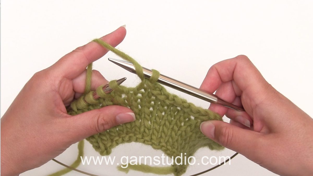 How to bind off with yarn overs (yo)