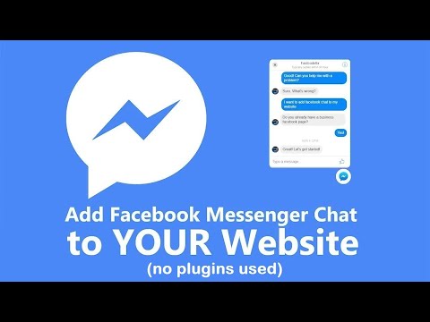 I added Facebook live chat to my Customer Support website (no plugin needed)!