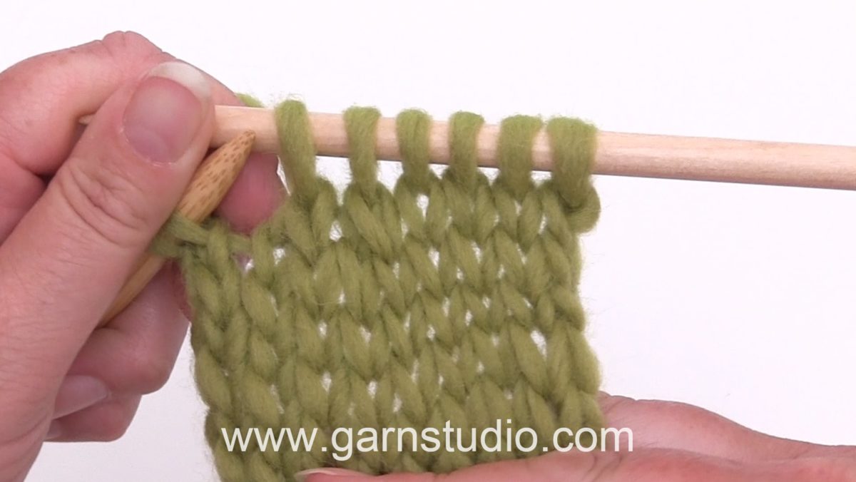 How to decrease: slip, knit, pass (SKP)