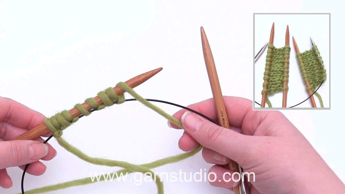 How to make a provisional cast on with waste yarn or circular needle