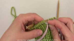 How to put stitches on a thread (all at the same time)