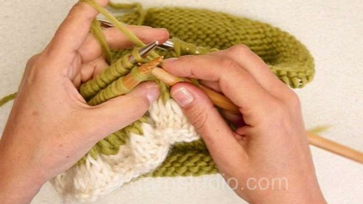 How to knit a flounce