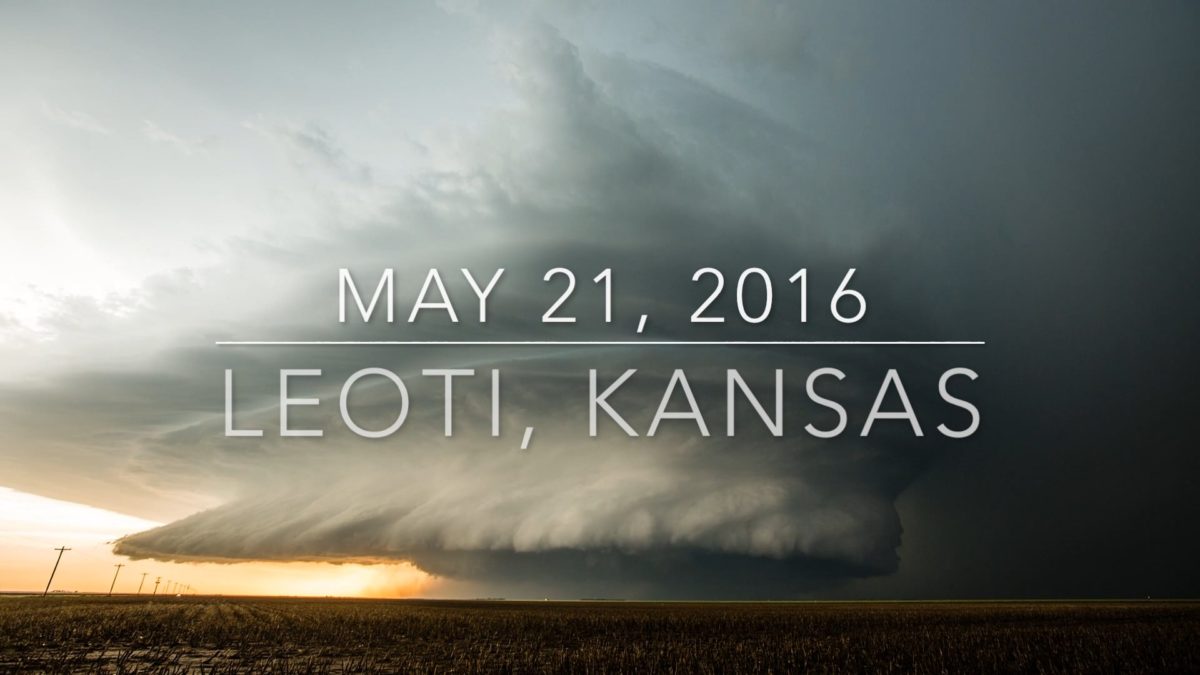 Leoti, KS Supercell Timelapse – May 21, 2016