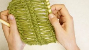 How to knit dropped stitches