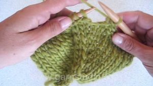 How to bind off a pointed edge