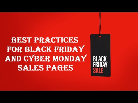 Best practices for Black Friday and Cyber Monday pages [from Google Webmaster Central Newsletter]