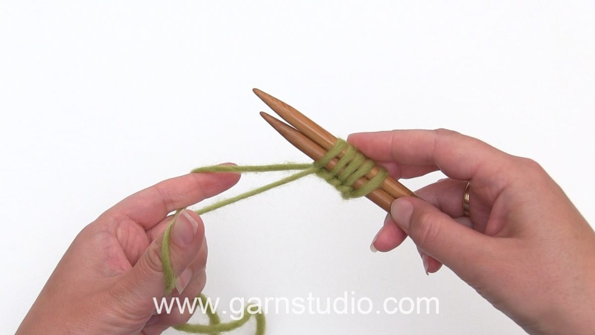 How to cast on with two needles