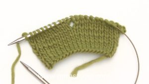 How to knit into 2 yarn overs (yo)