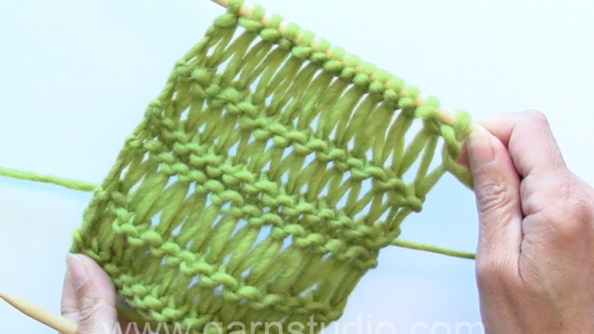 How to knit dropped stitches aka elongated sts in different lengths