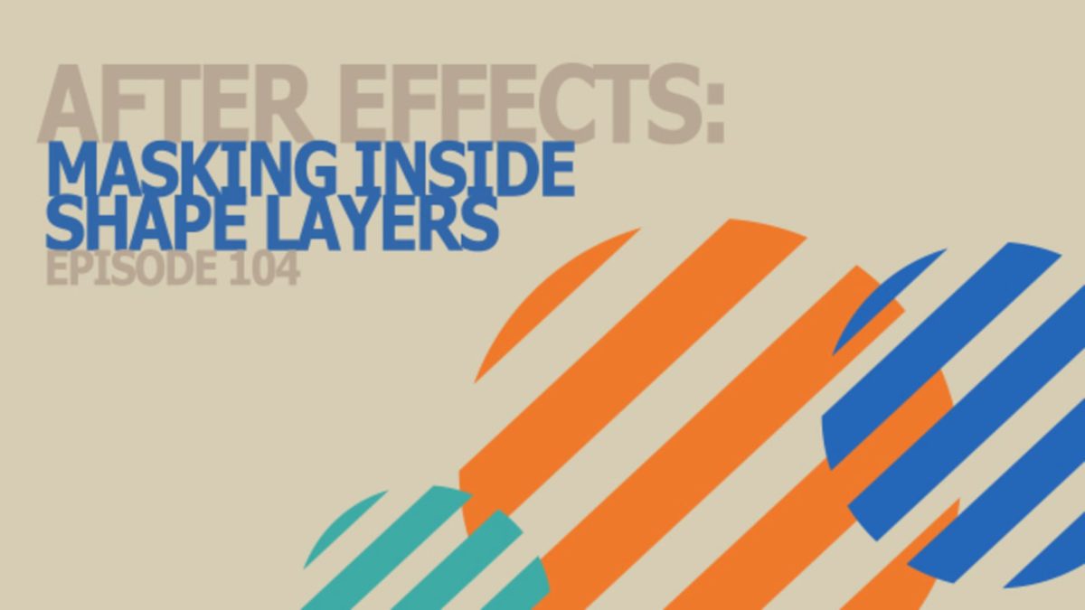 After Effects: Masking Inside Shape Layers