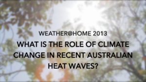 Weather@home 2013: the cause of recent Australian heat waves