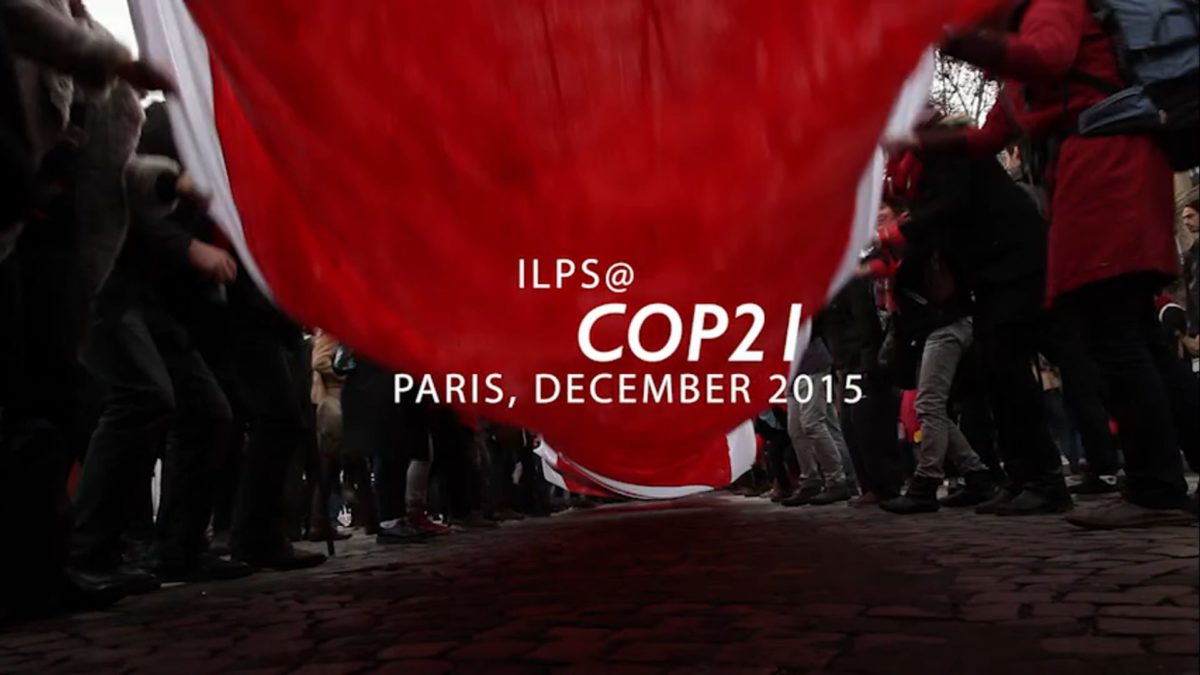 ILPS@COP21: People’s sovereignty against climate change