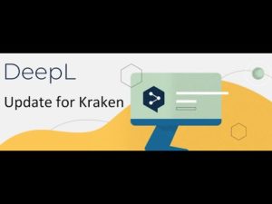 Kraken Automatic Post Editor Plugin updated: DeepL Translator Support Added