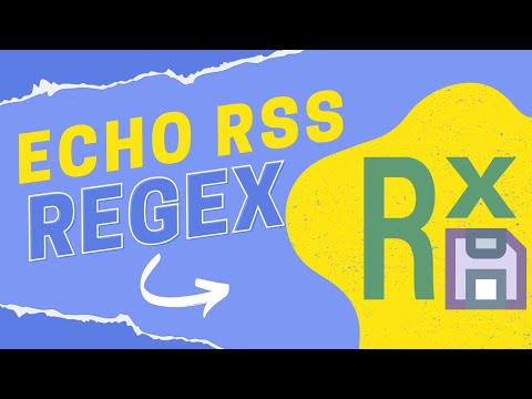 Echo RSS Update: Strip or Replace RSS Feed Content or Title Using Regex