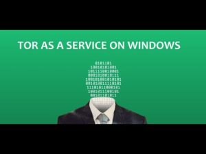 How to install Tor as a Service on Windows