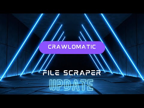 Crawlomatic new feature: scrape pdf files, mp3 files, video files and any other file type