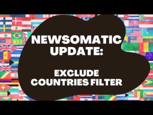 Newsomatic New Update: Exclude Countries From The News Results