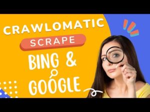 HUGE Crawlomatic UPDATE: Scrape BING and GOOGLE Search Results!