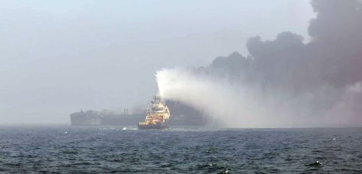 nordsee:-oltanker-vor-britischer-kuste-nach-kollision-mit-frachtschiff-in-brand