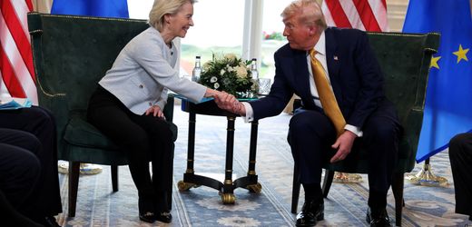 us-prasident-donald-trump-verkundet-einigung-mit-der-eu-auf-handelsabkommen