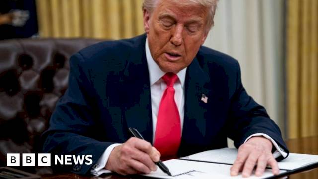 Trump signs order to begin dismantling US education department – BBC.com